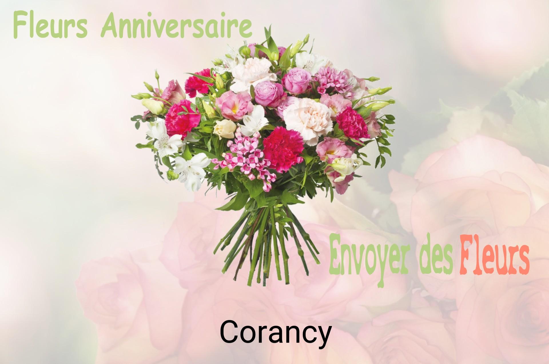 Bouquet de fleurs d’anniversaire livré à Corancy