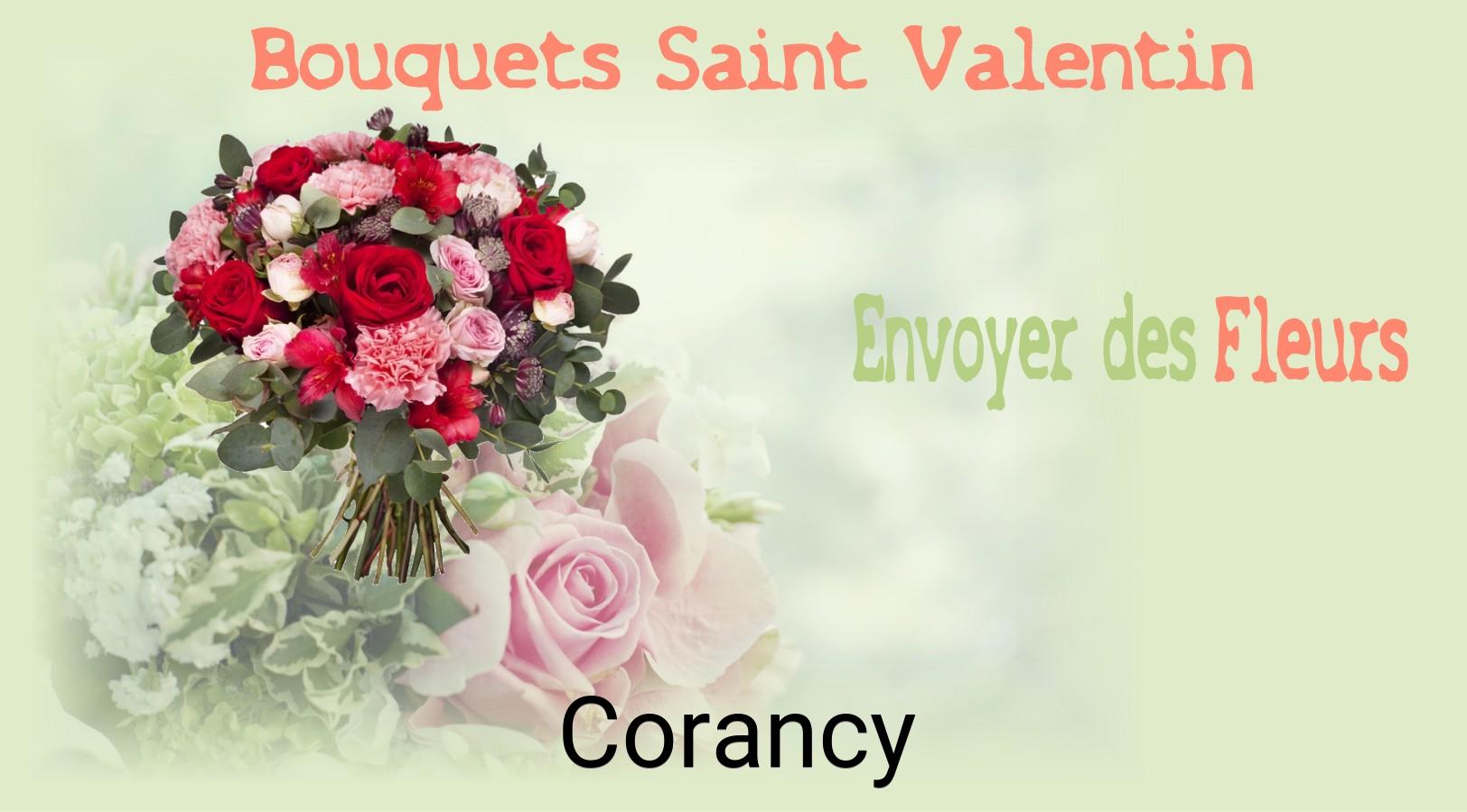 Roses de Saint-Valentin livrées à Corancy